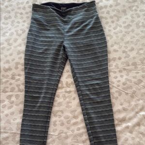 VOGO Athletica Striped Green Leggings